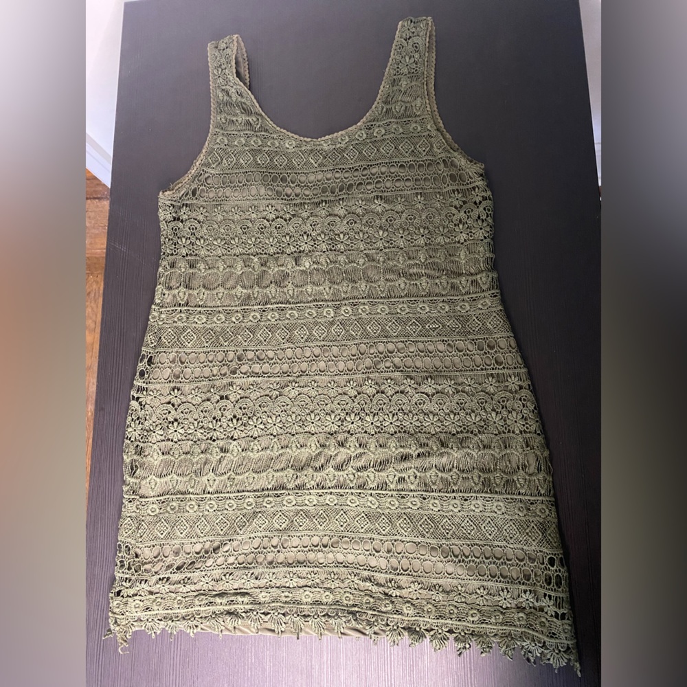 H&M Divided green lace sundress